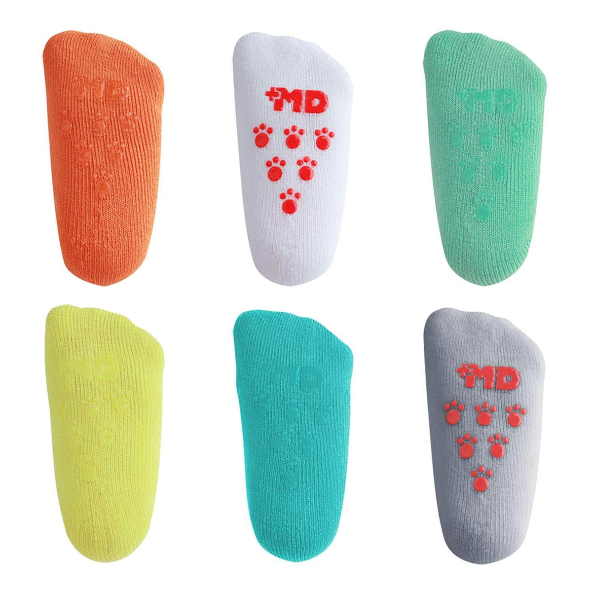 Comfort-Fresh 6pack 0-6 Months Baby Bamboo Colorful Socks - md-diab