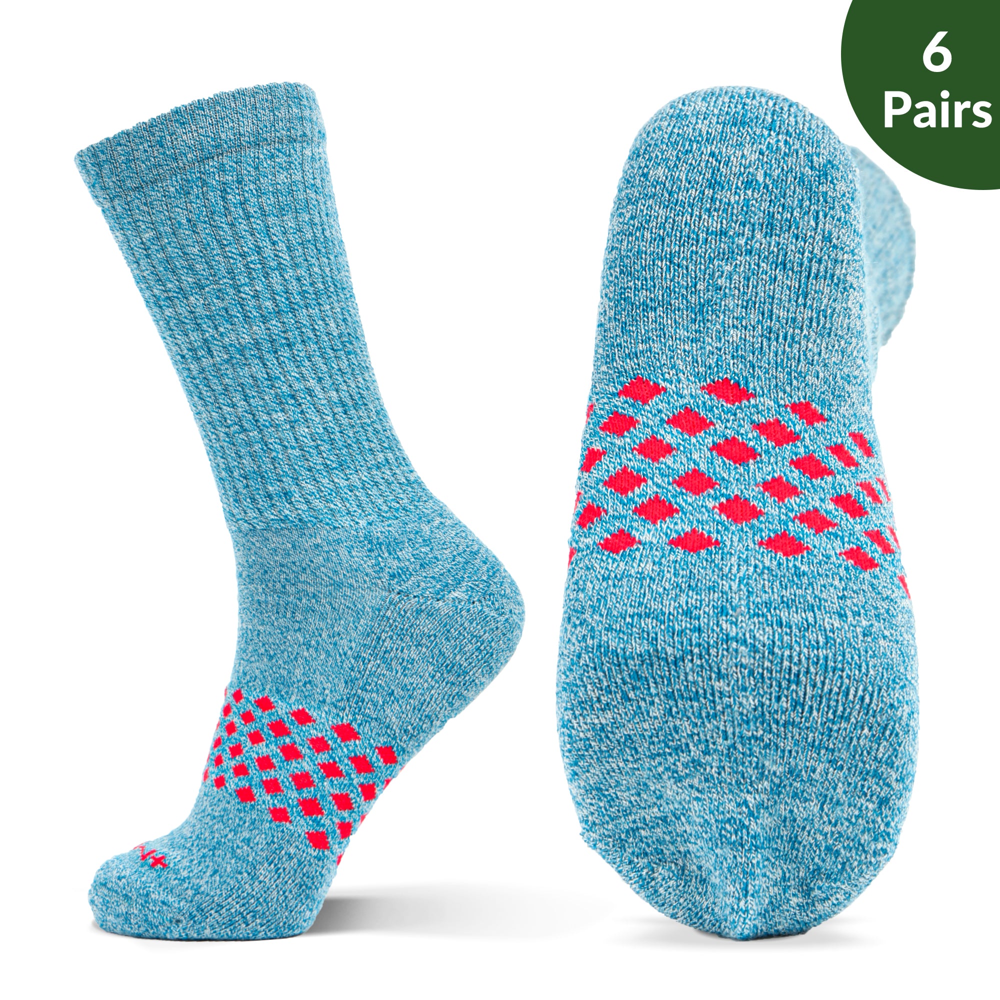 Merino Wool Seamless Toe Socks 6Pairs