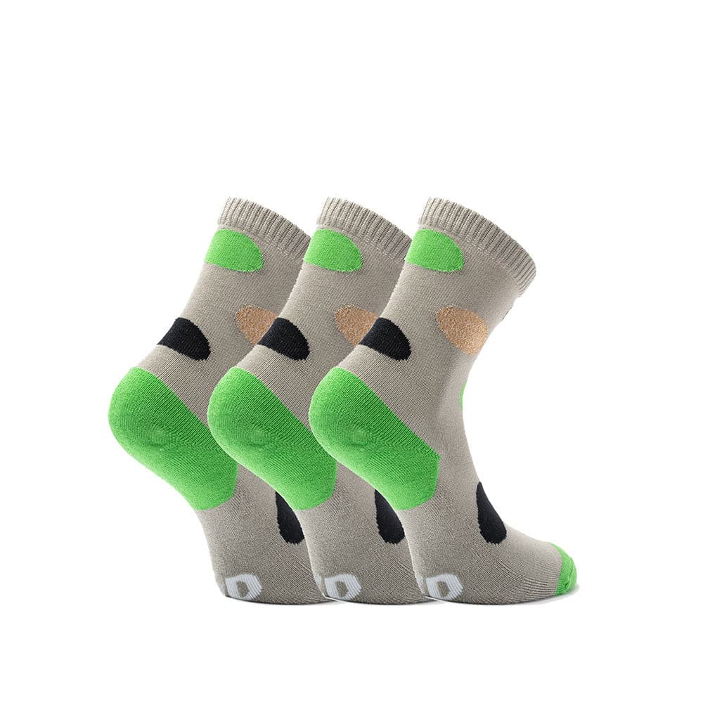 Design Bamboo Crew Fashion Polo Dots Socks Cushioned, 4 Pairs - md-diab