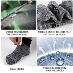 Diabetic Bamboo Socks Keep feet odor-free, 6 Paris - md-diab