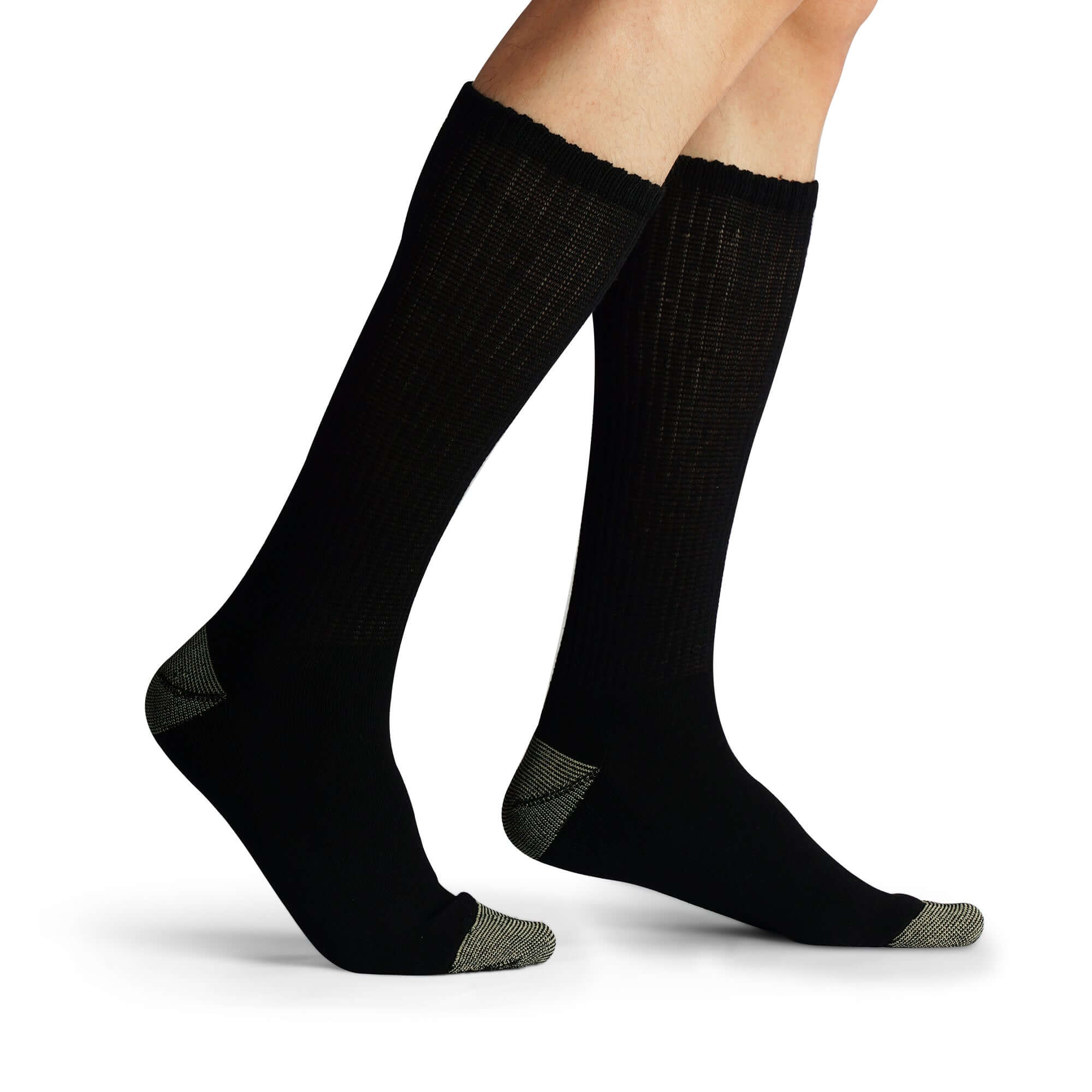 Extra wide Moisture Wicking Diabetic Crew Socks, 6 Pairs - md-diab