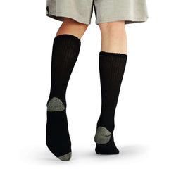 Extra wide Moisture Wicking Diabetic Crew Socks, 6 Pairs - md-diab