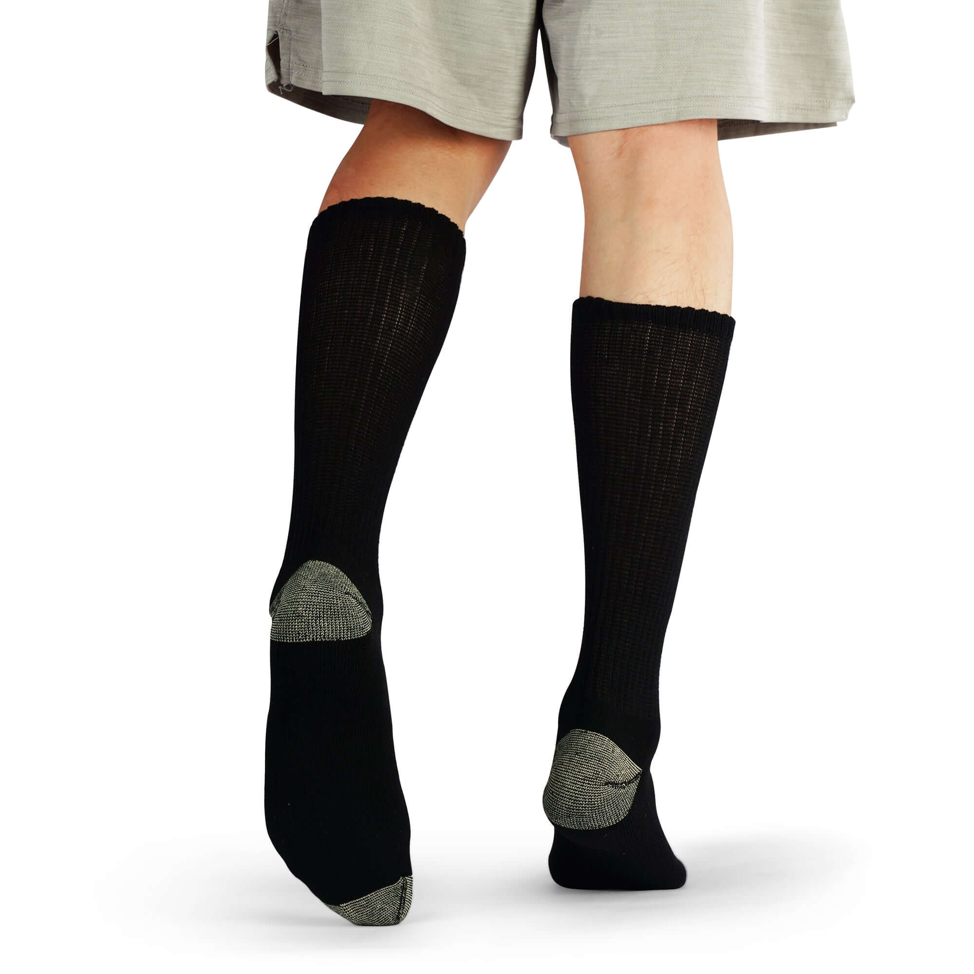 Extra wide Moisture Wicking Diabetic Crew Socks, 6 Pairs - md-diab