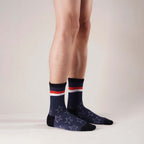 Unisex Independence Day Patriotic USA Crew Socks, Half Terry Cushion Socks, 4 Pack - md-diab