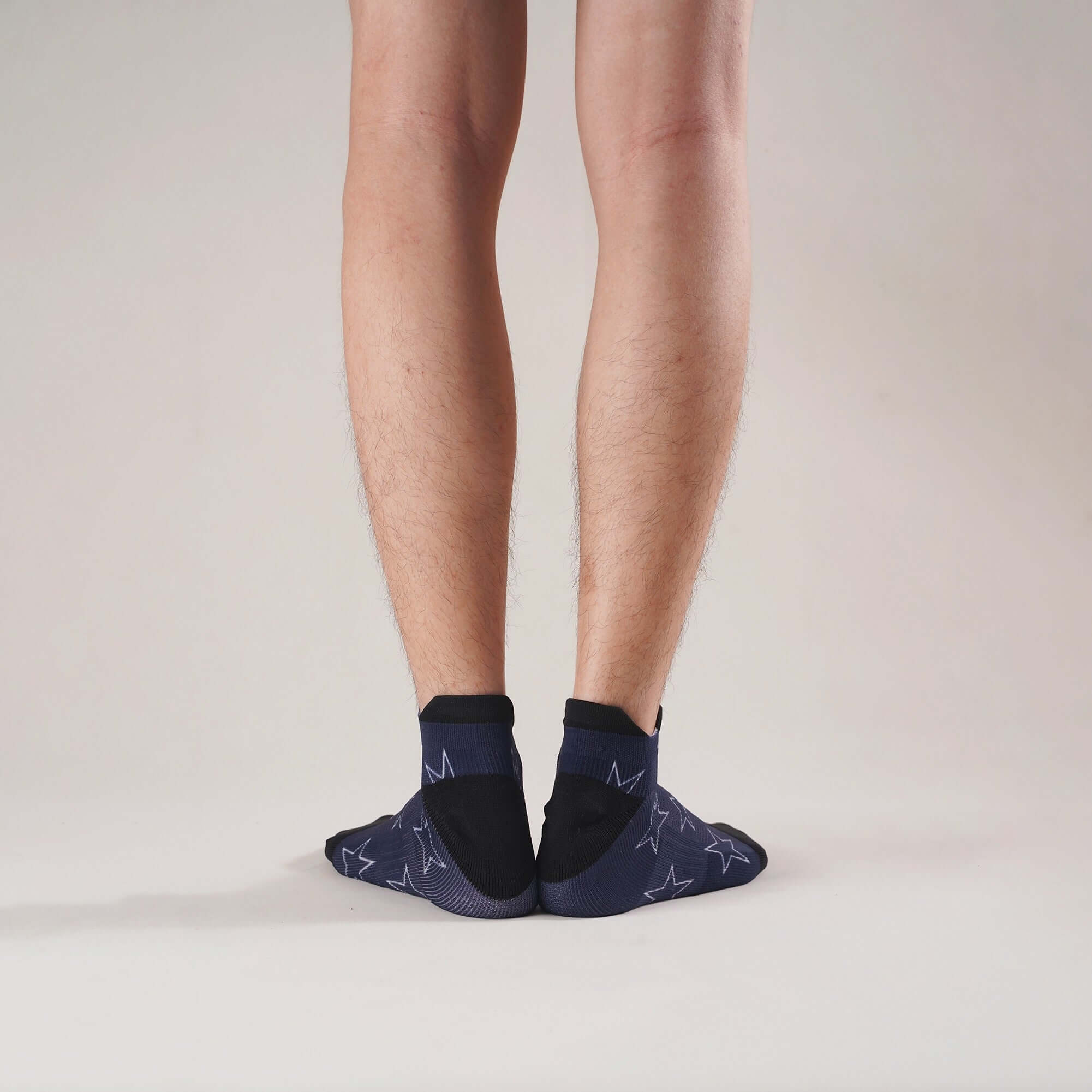 Unisex Independence Day Patriotic USA No Show Socks, Half Terry Cushion Socks, 4 Pack - md-diab