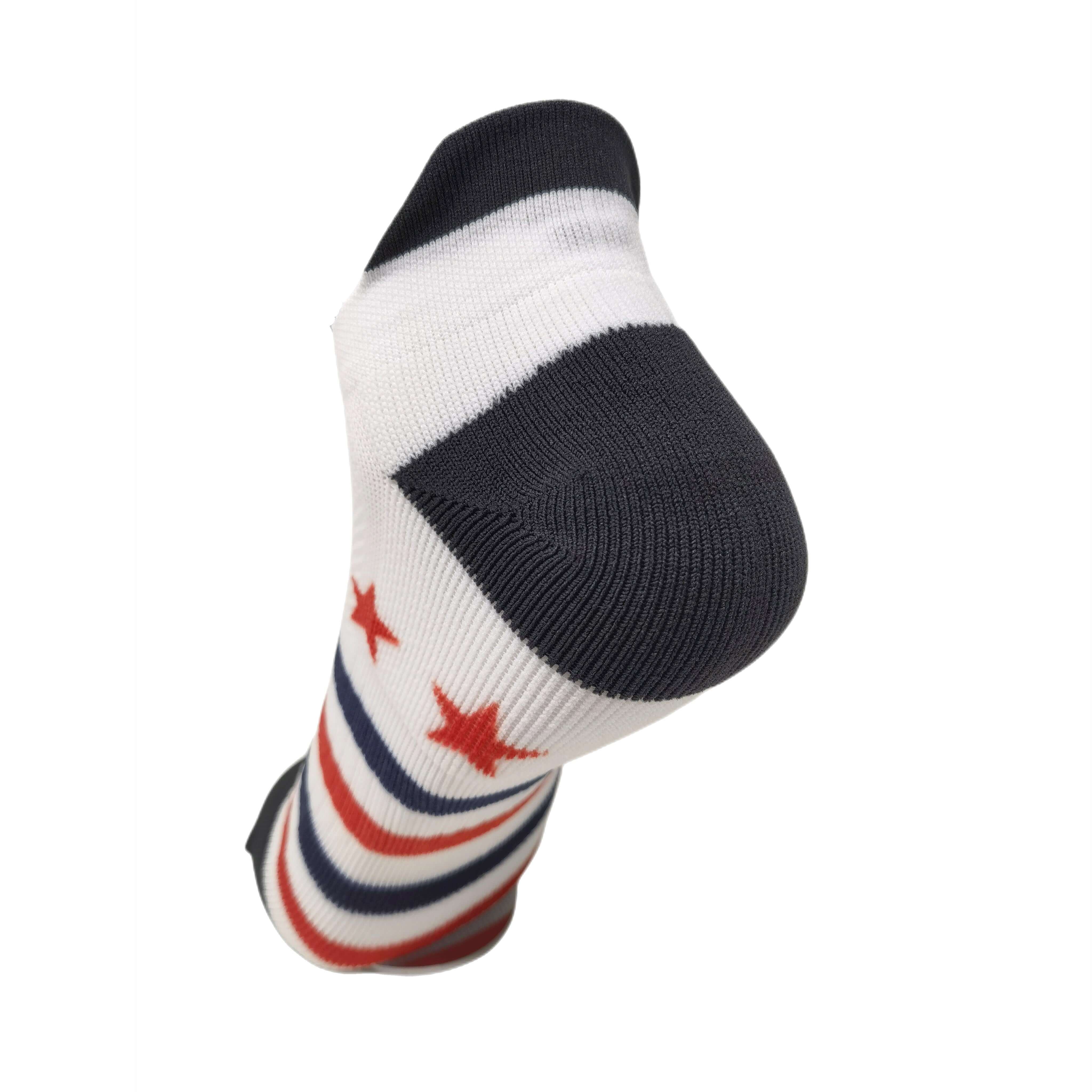 USA American Flag Socks Patriotic No Show Socks for Men/Women Striped Stars Socks Gift, 4 Pack - md-diab