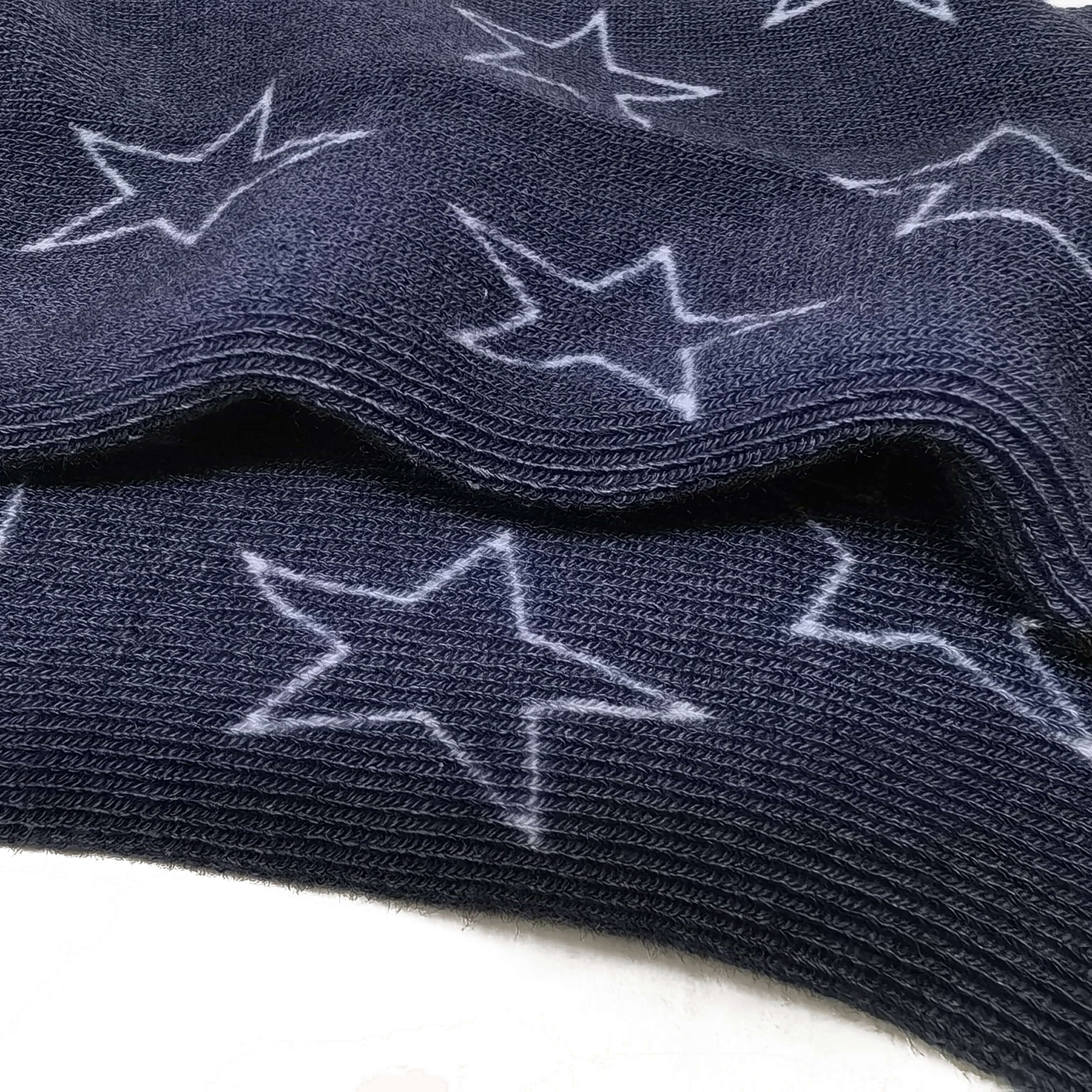 Unisex Independence Day Patriotic USA Crew Socks, Half Terry Cushion Socks, 4 Pack - md-diab