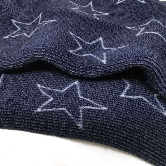 Unisex Independence Day Patriotic USA Crew Socks, Half Terry Cushion Socks, 4 Pack - md-diab