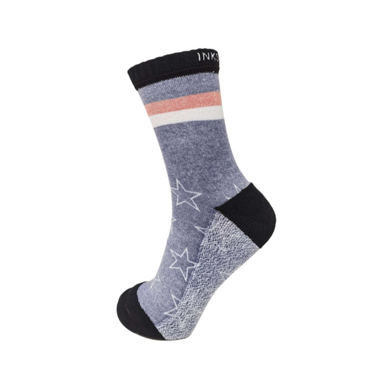 Unisex Independence Day Patriotic USA Crew Socks, Half Terry Cushion Socks, 4 Pack - md-diab