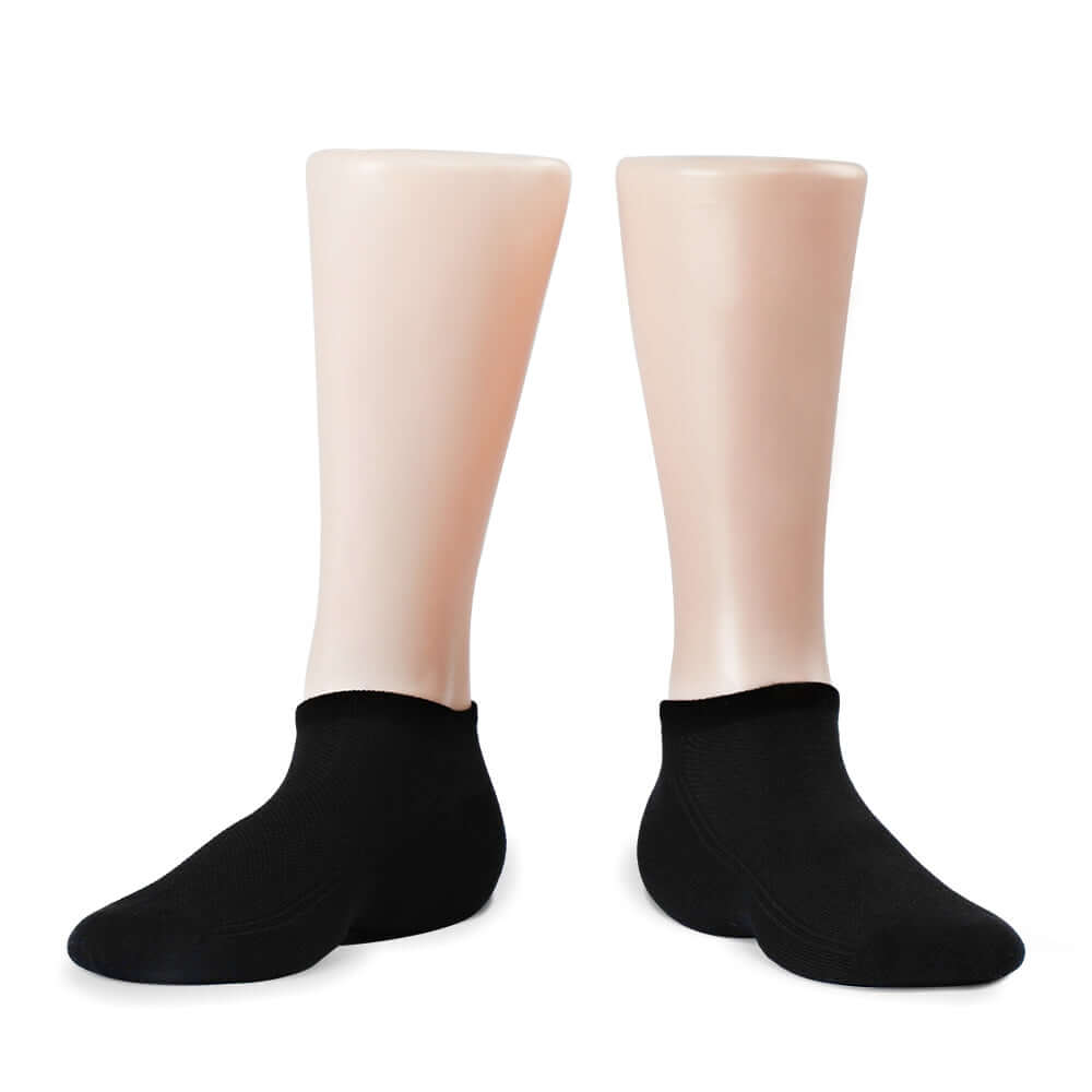Unisex Thin Bamboo Moisture Wicking  Low Cut Socks, 4 Pack. - md-diab