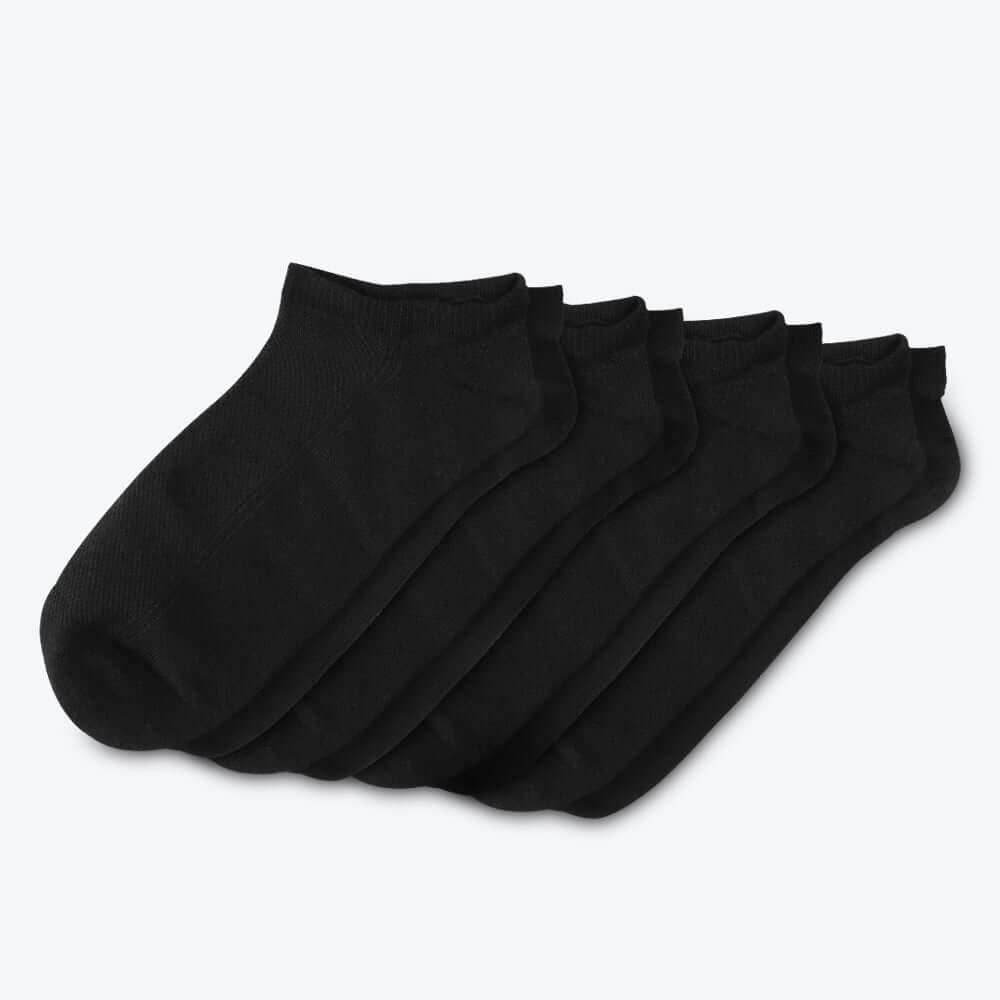 Unisex Thin Bamboo Moisture Wicking  Low Cut Socks, 4 Pack. - md-diab