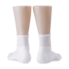 Non-binding cotton socks, seamless toe, cushion sole, 4 pairs - md-diab