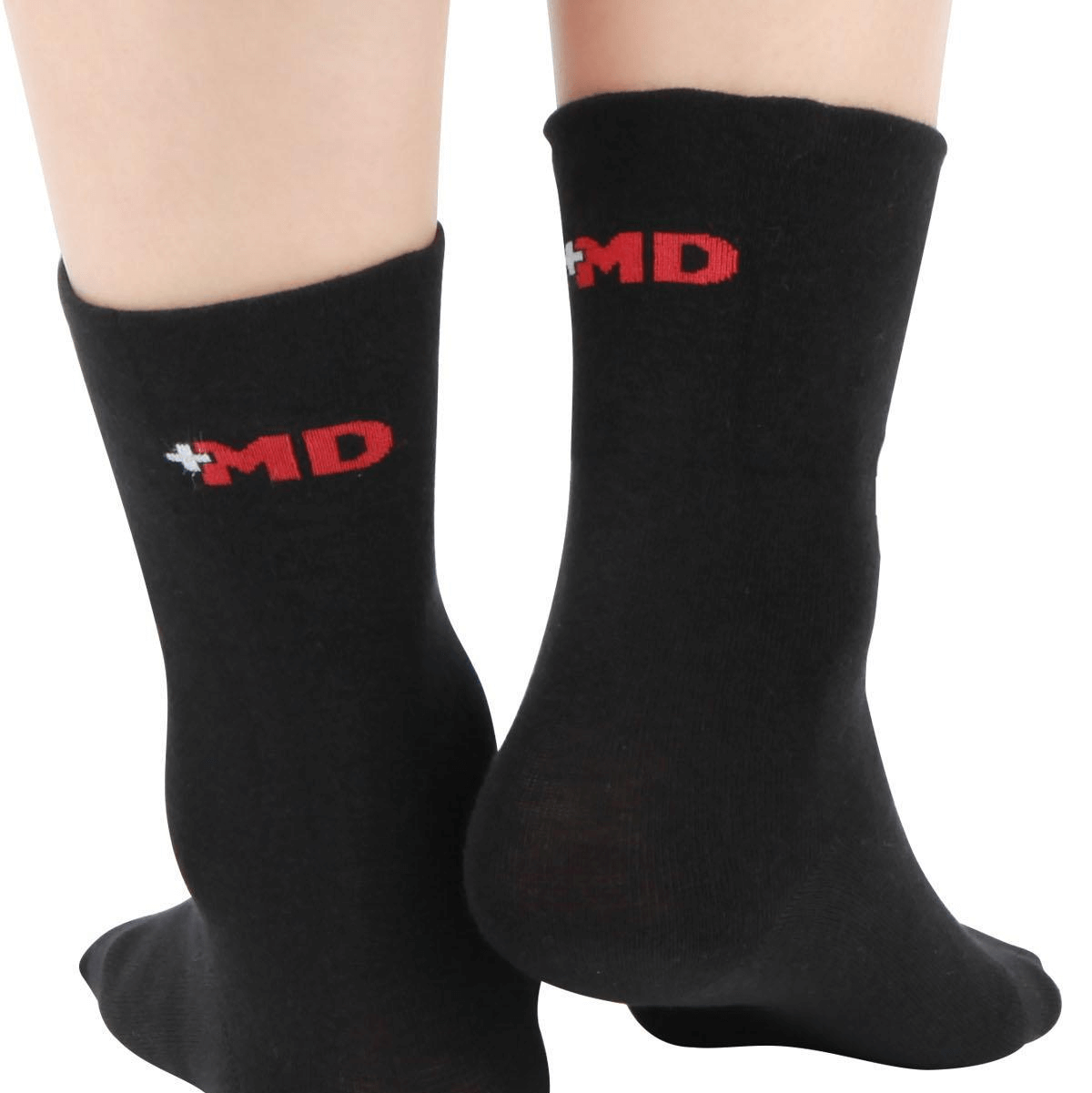 Cotton Crew Thin Socks, Ultimate comfort, 4 Pairs - md-diab