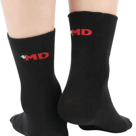 Cotton Crew Thin Socks, Ultimate comfort, 4 Pairs - md-diab