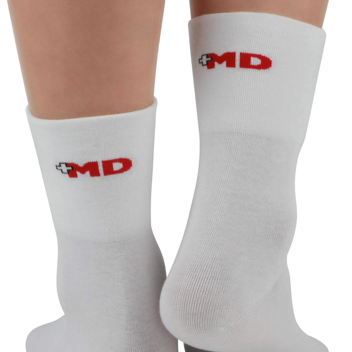 Cotton Crew Thin Socks, Ultimate comfort, 4 Pairs - md-diab