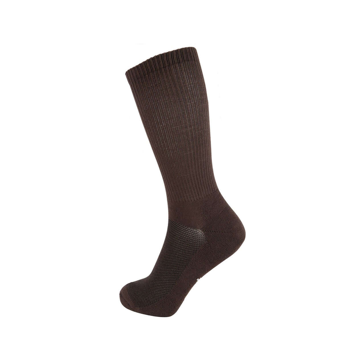 MD Mesh Antibacterial Bamboo Crew Socks Colorful, Lightgrey - md-diab