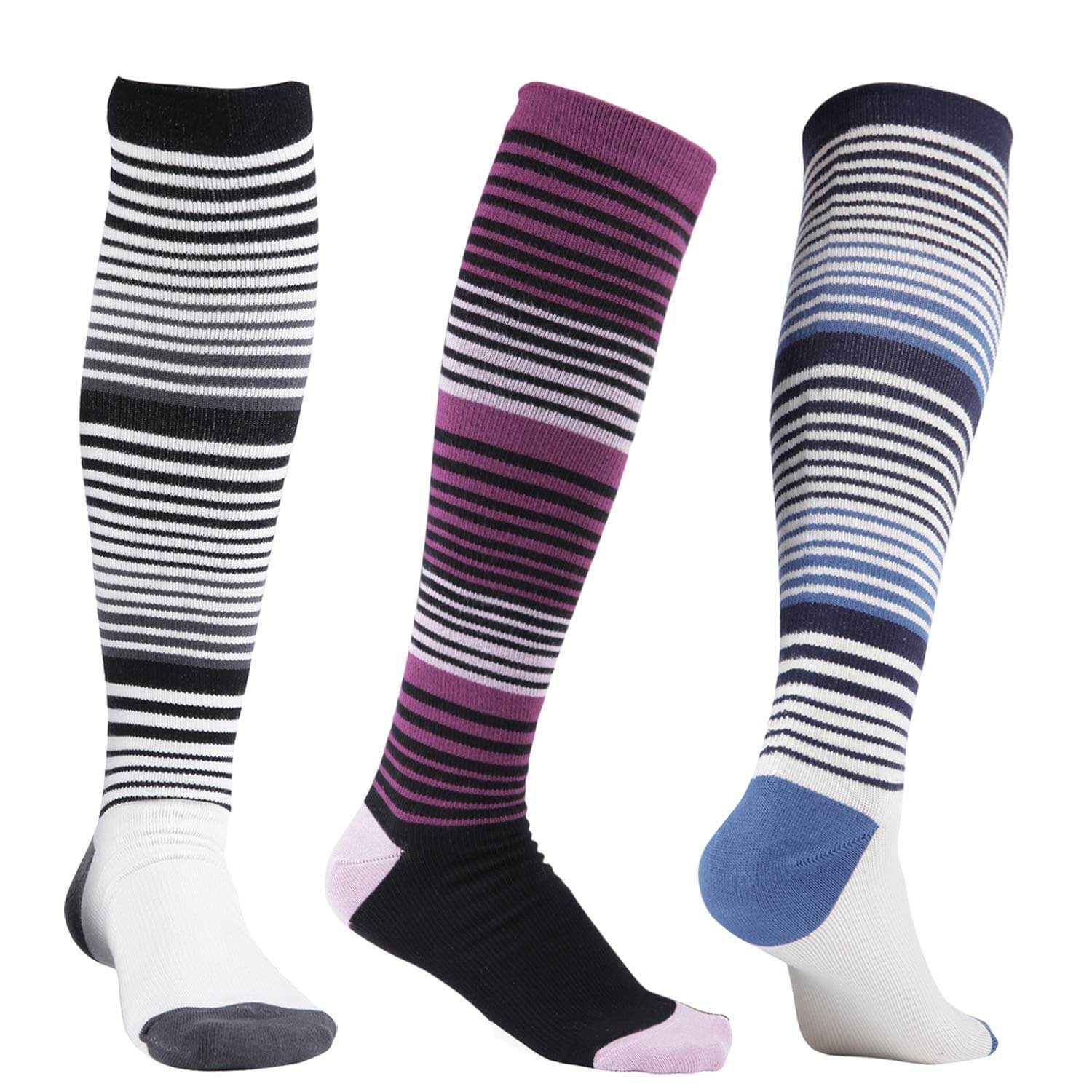 Bamboo Travel mild Compression Socks 8-15 mmHg 3pairs - md-diab